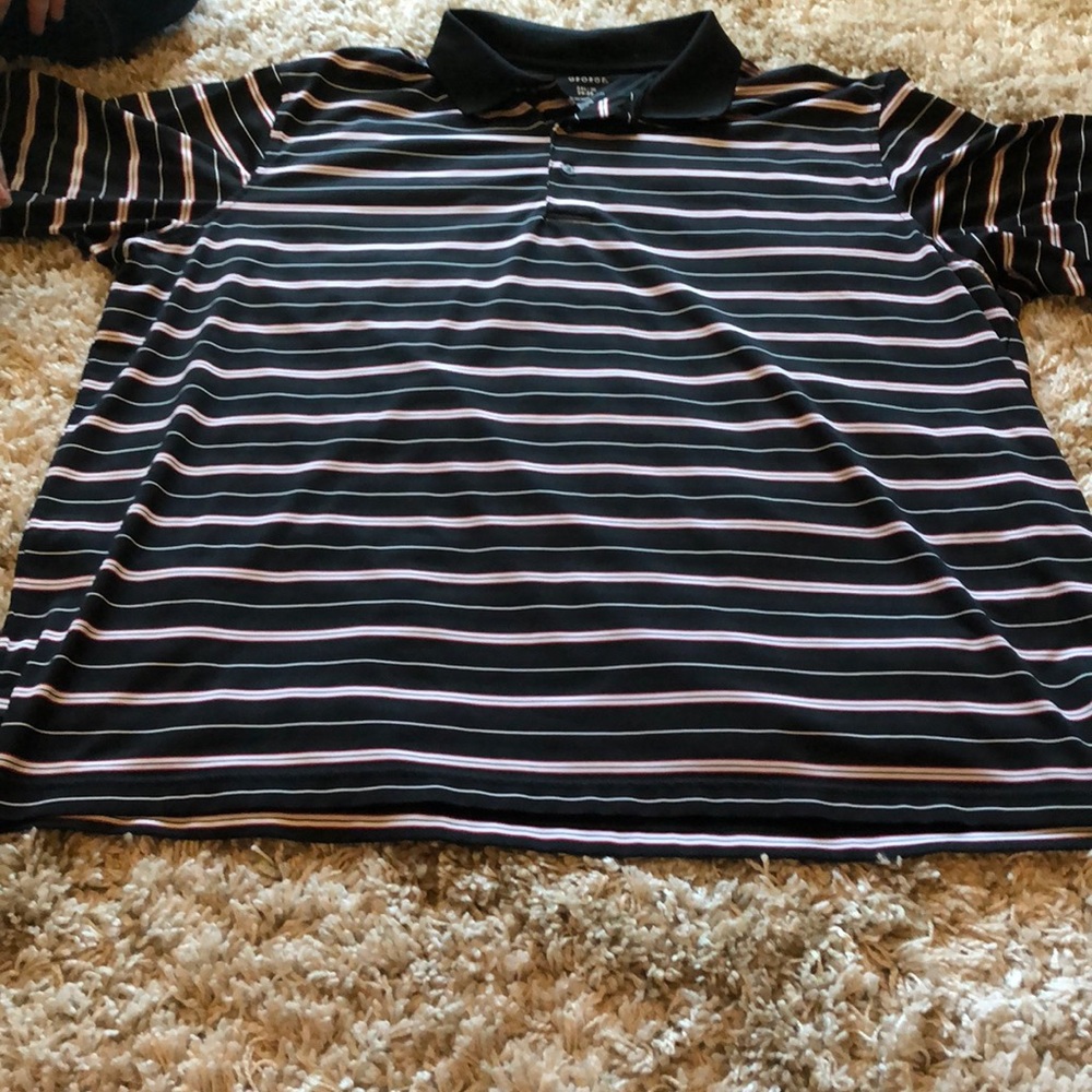 Men’s George Striped Polo Shirt.
